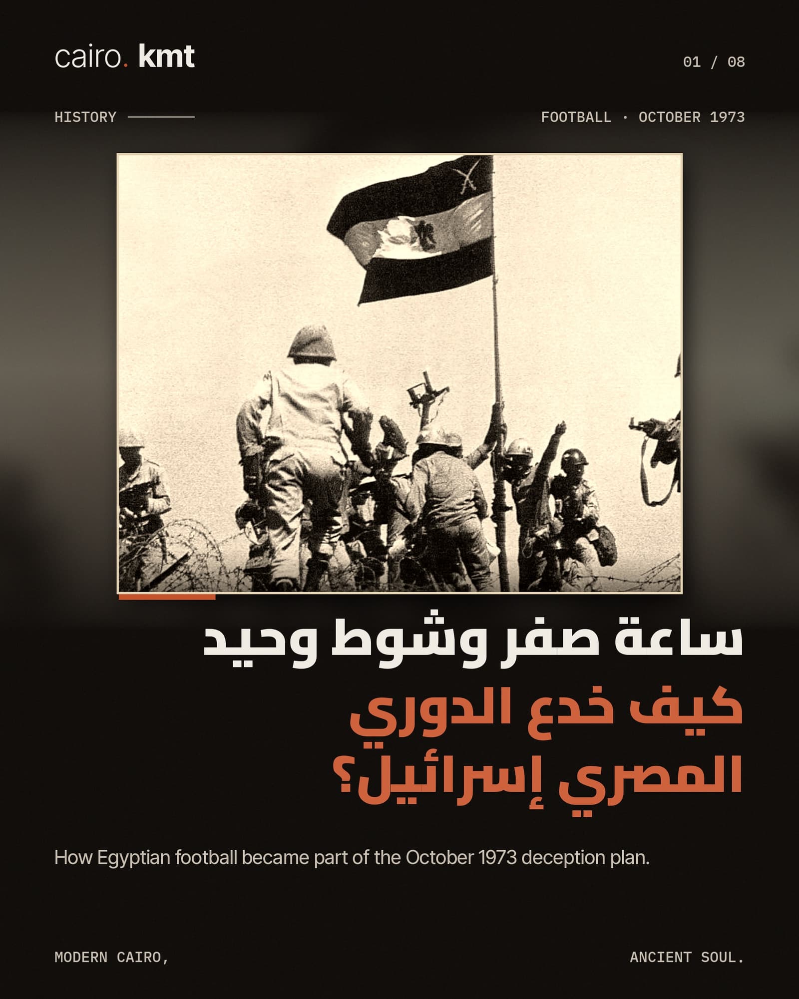 Archive photo of an Egyptian league match in 1973