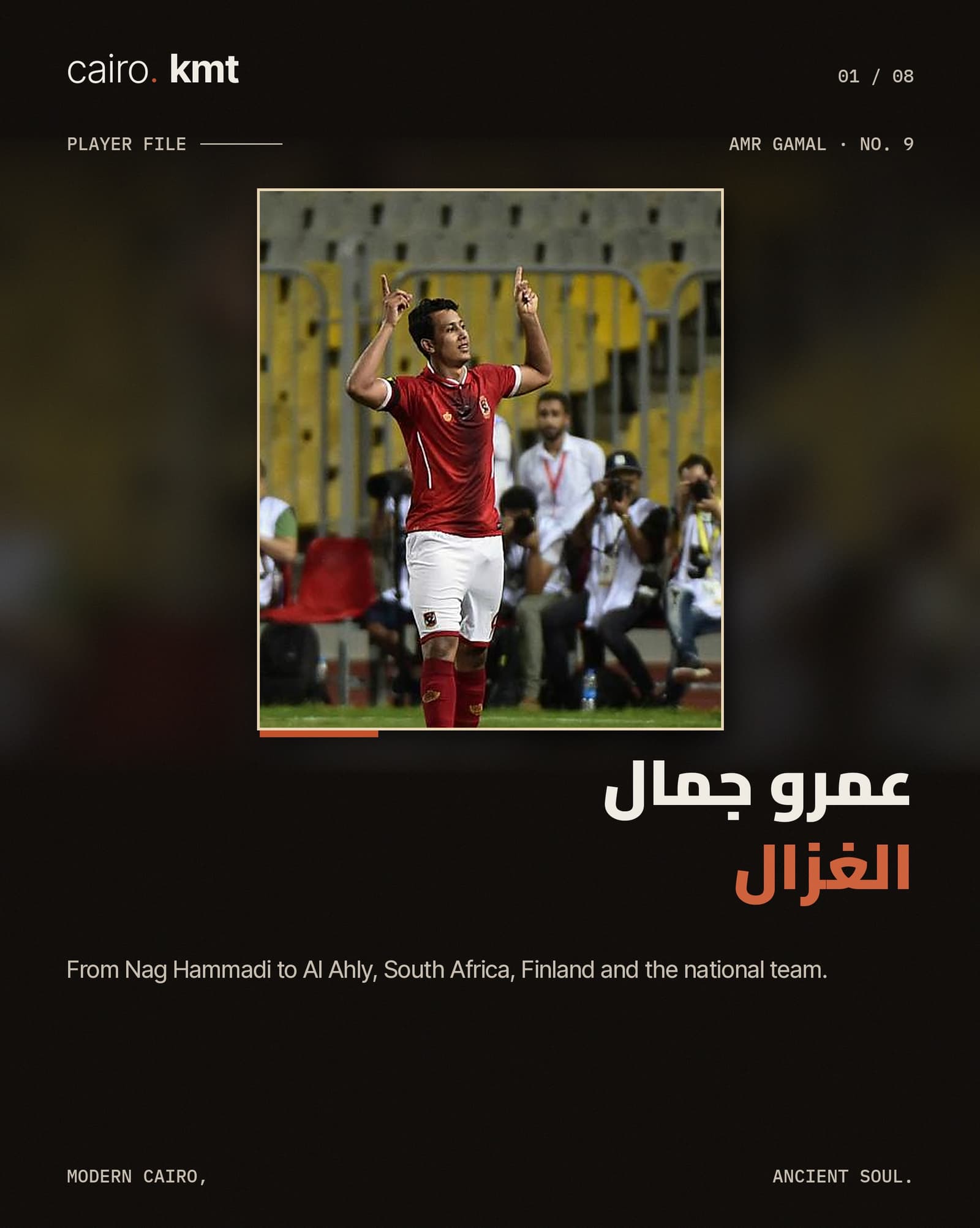 Amr Gamal in action