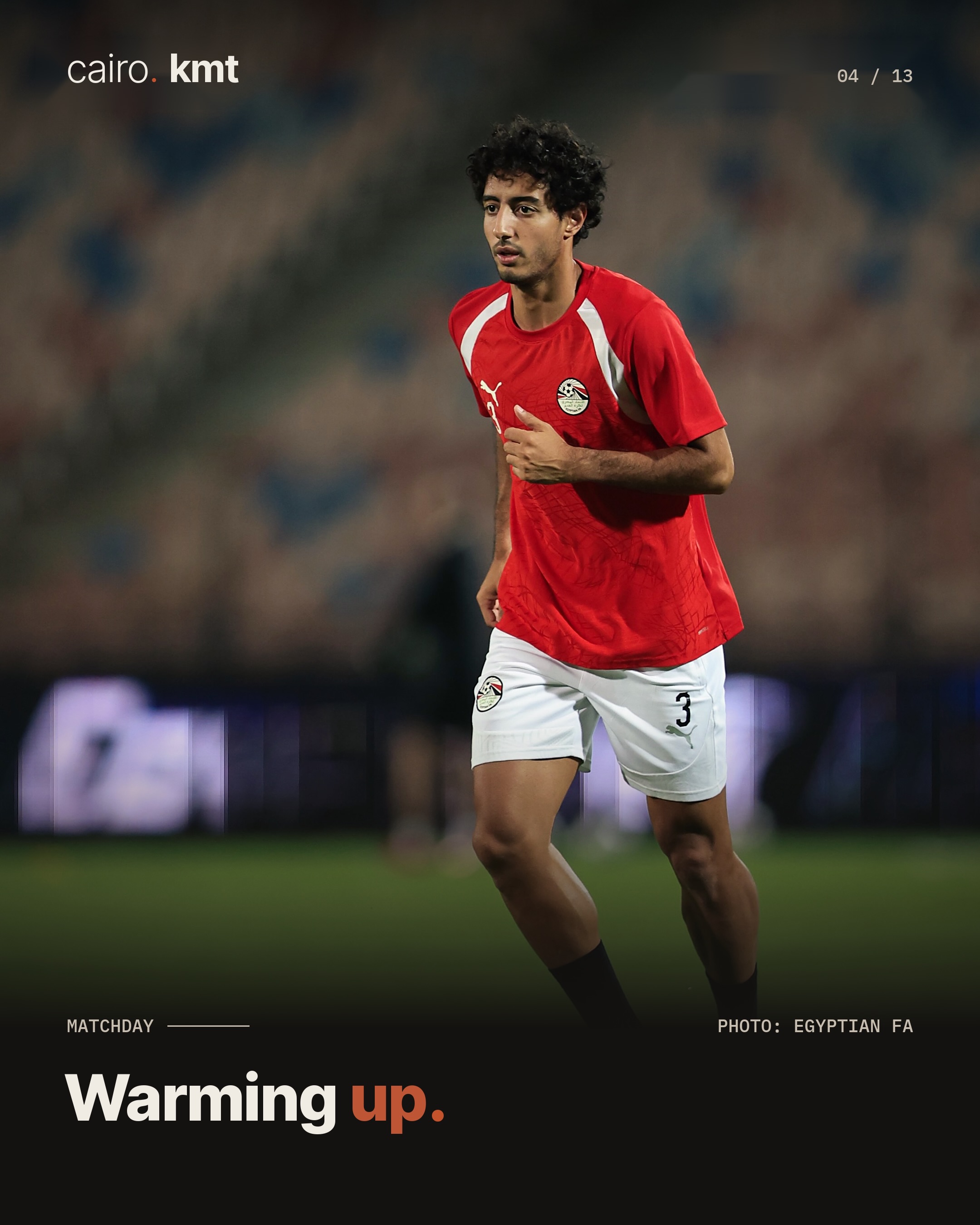 Mohamed Salah in Egypt’s red kit