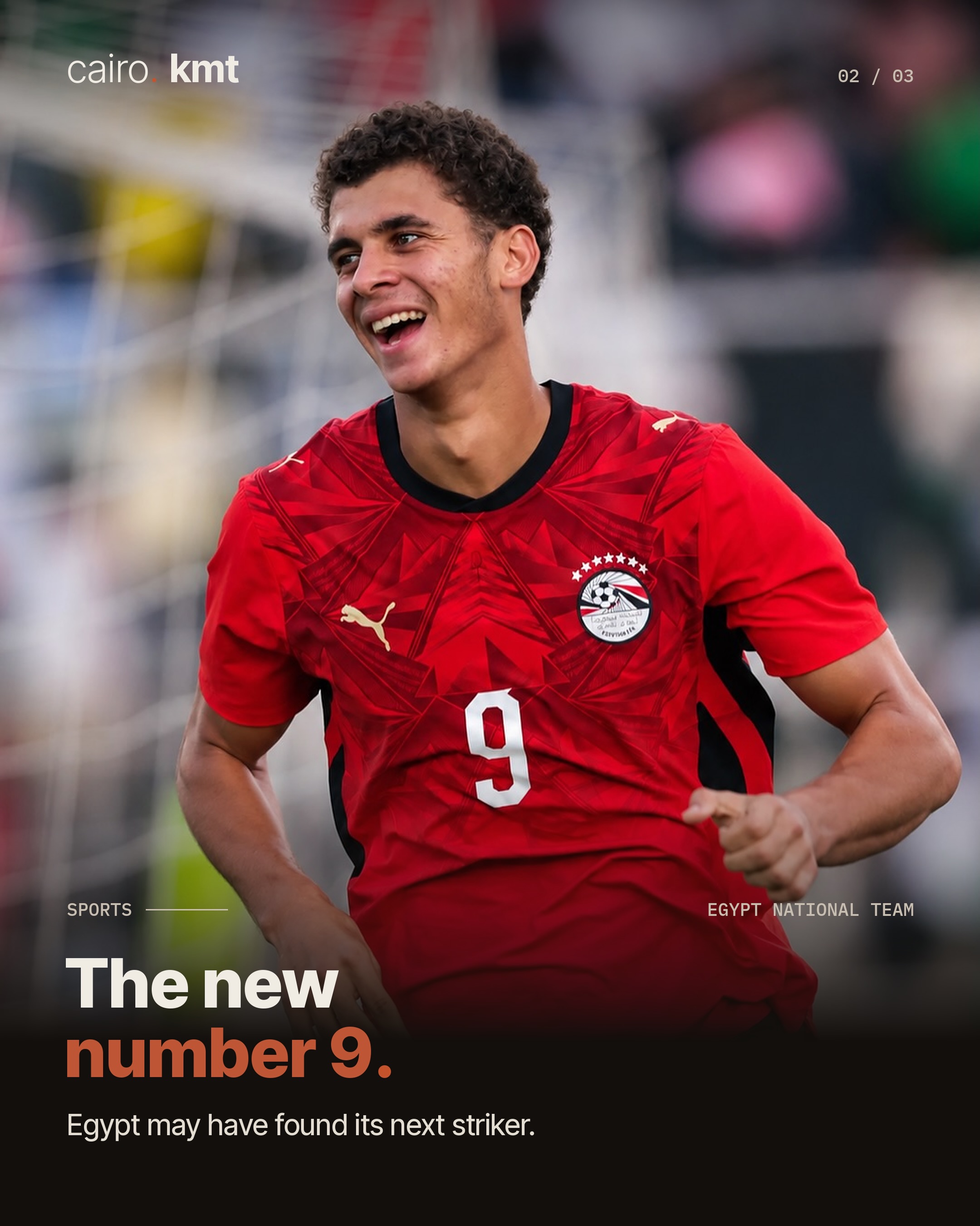 Egypt players celebrate a goal in Juba