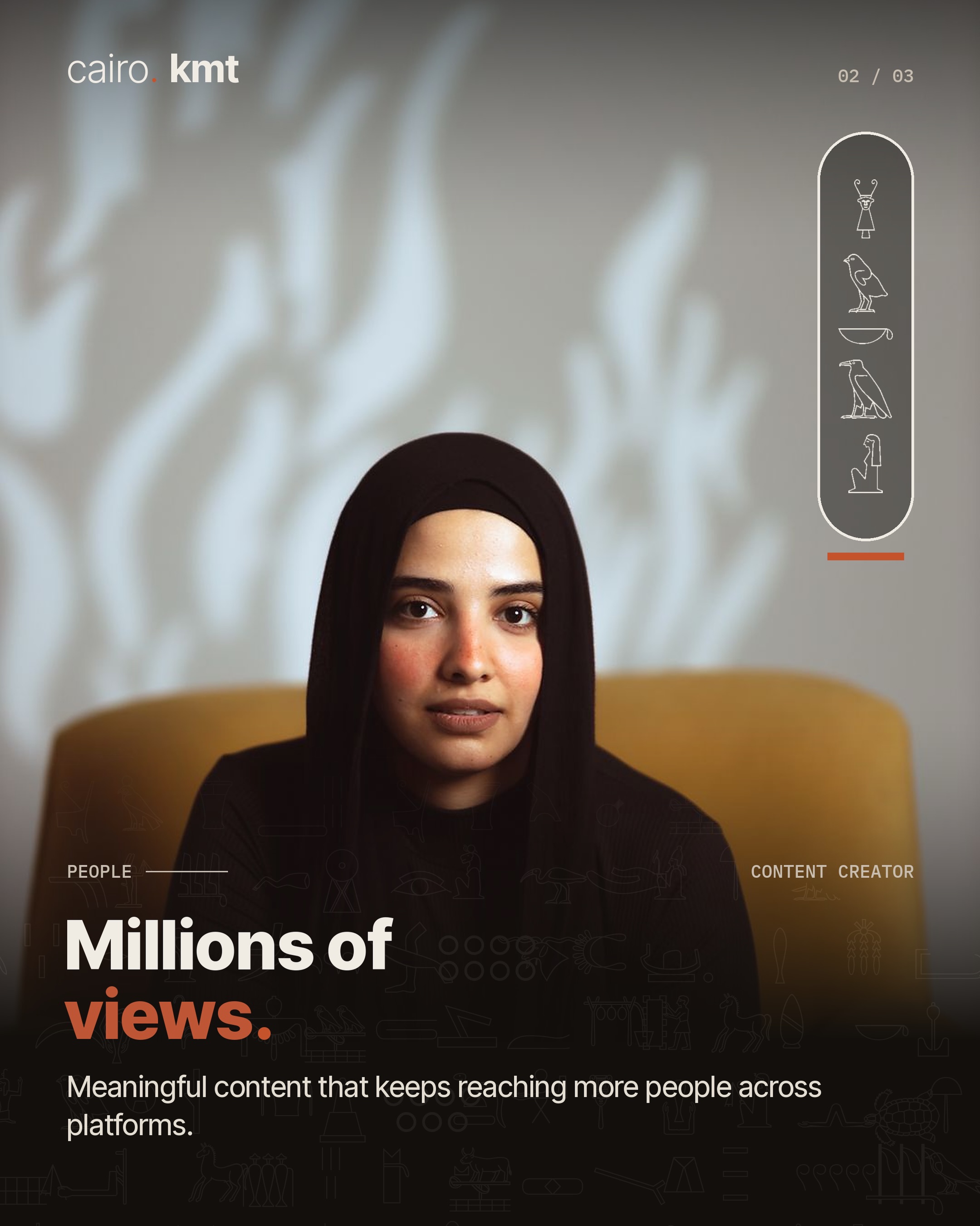 Toka Mohamed, with the headline Content with a purpose