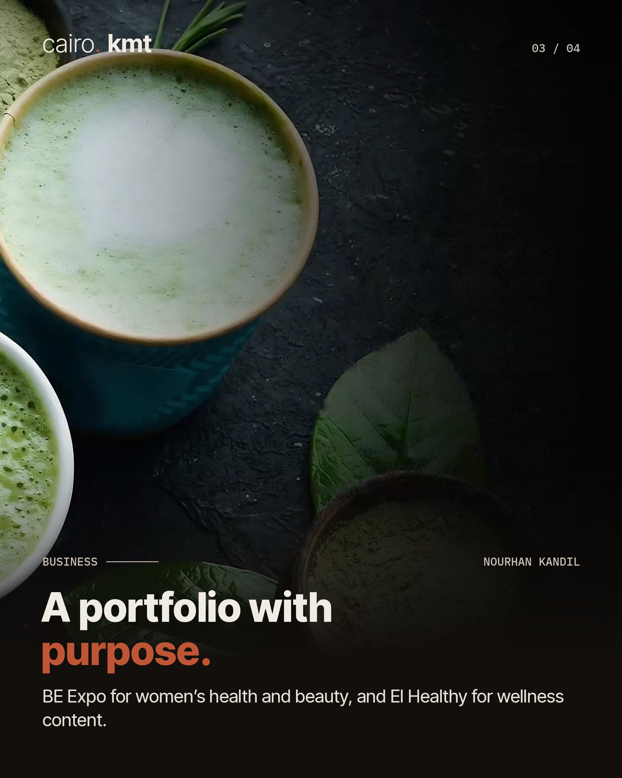 Dr Nourhan Kandil, with the headline Nourhan Kandil turned wellness into a brand