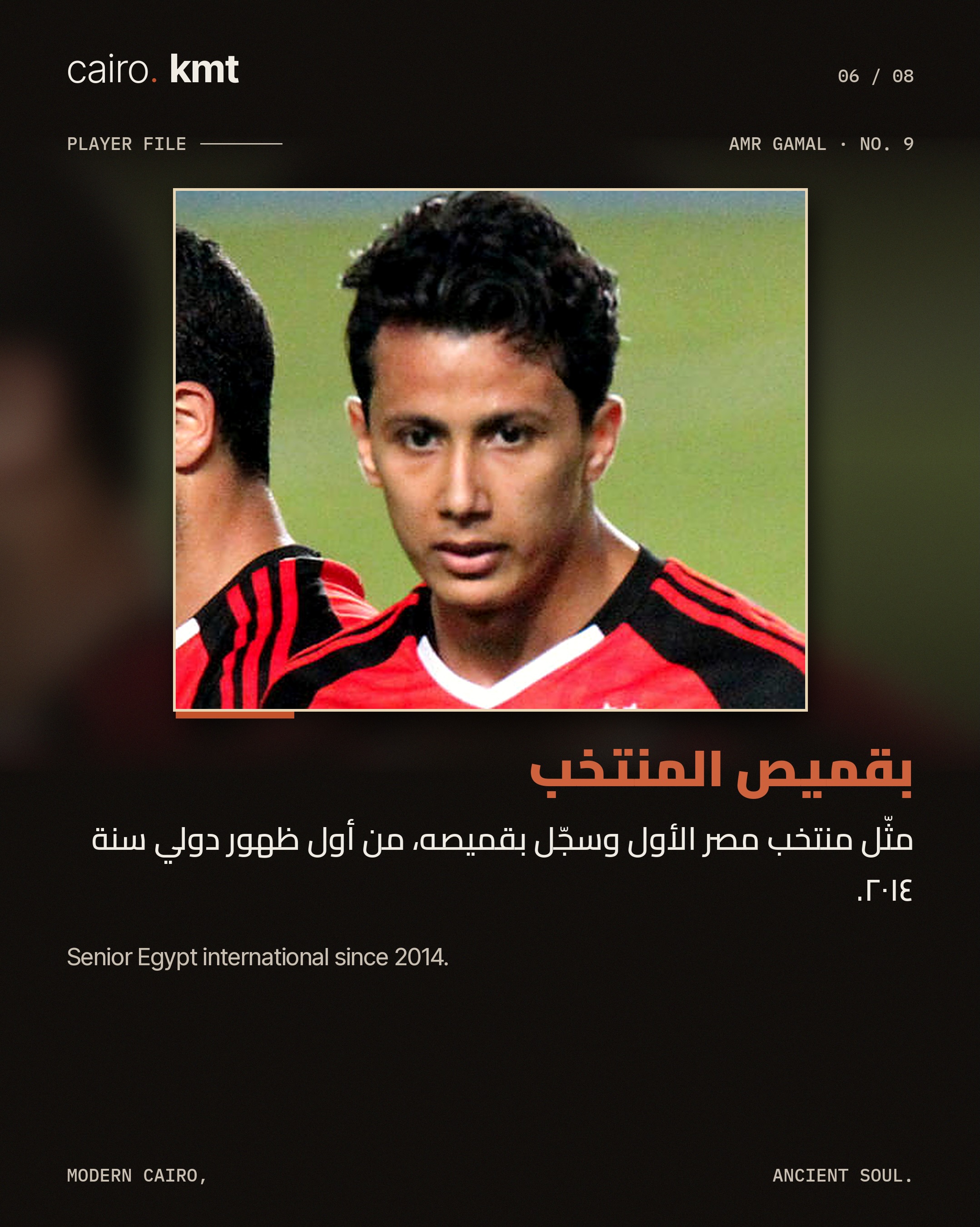 Amr Gamal in action