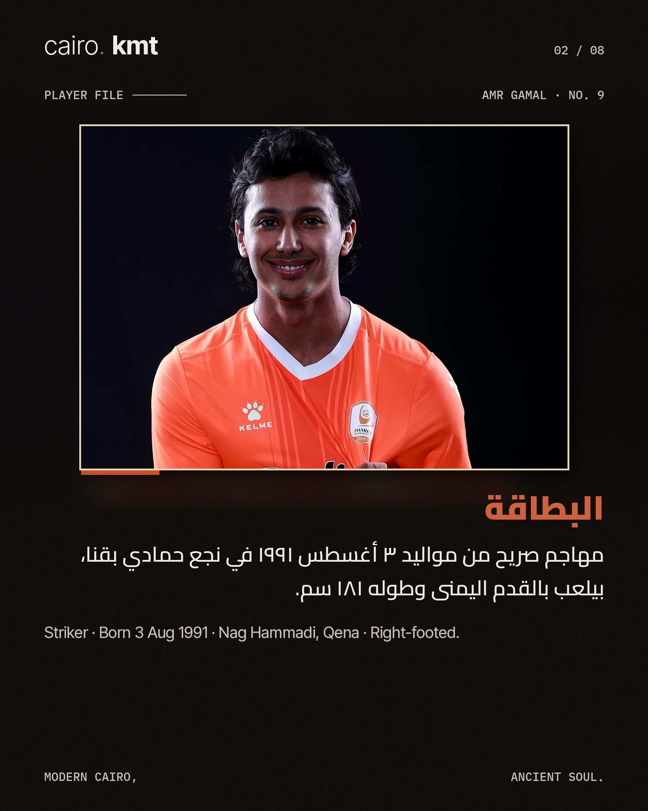 Amr Gamal in action