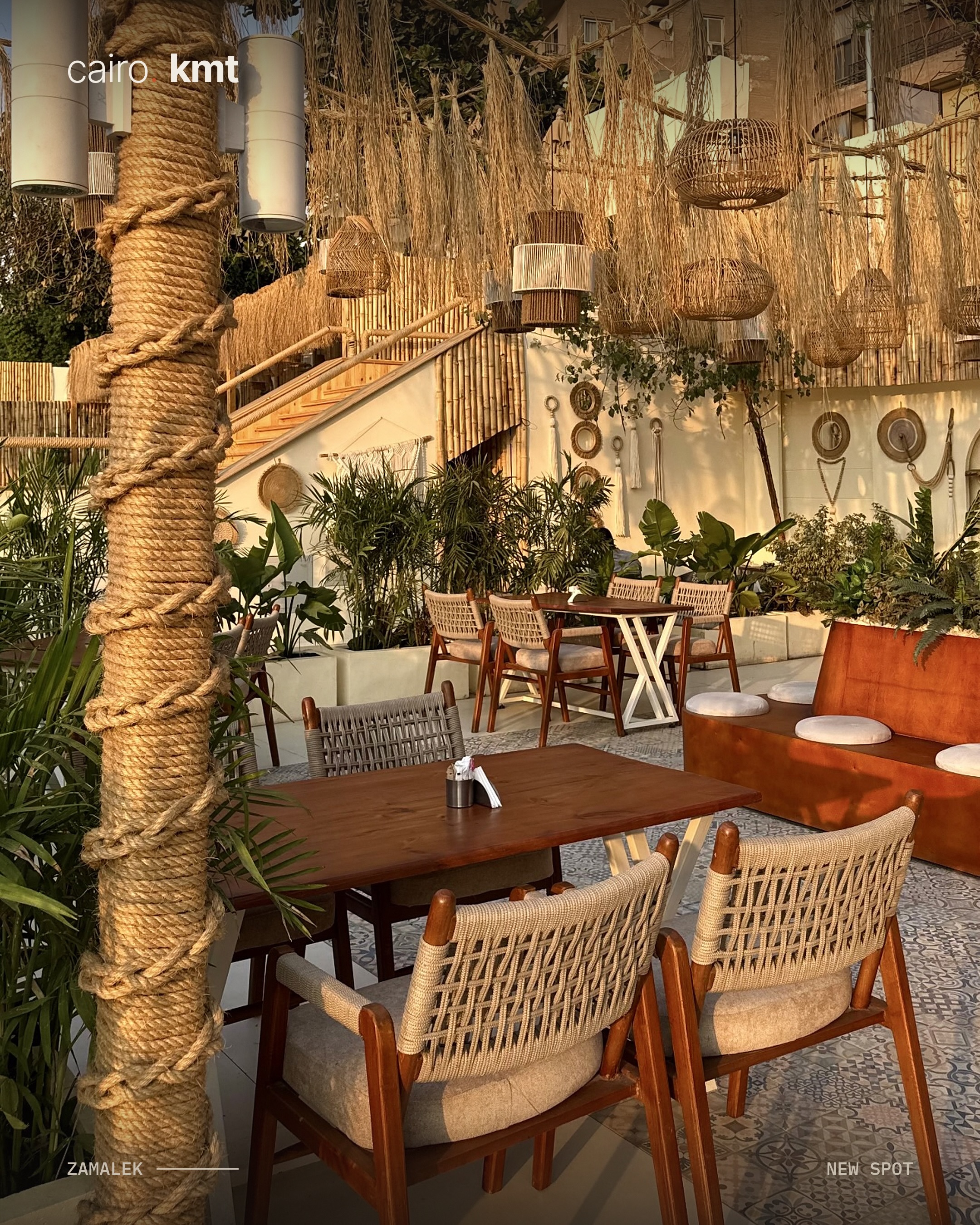 RIVA Lounge & Cafe’s Nile-side seating in Zamalek