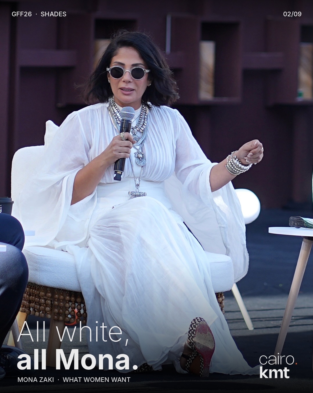 Festival guests in sunglasses in El Gouna