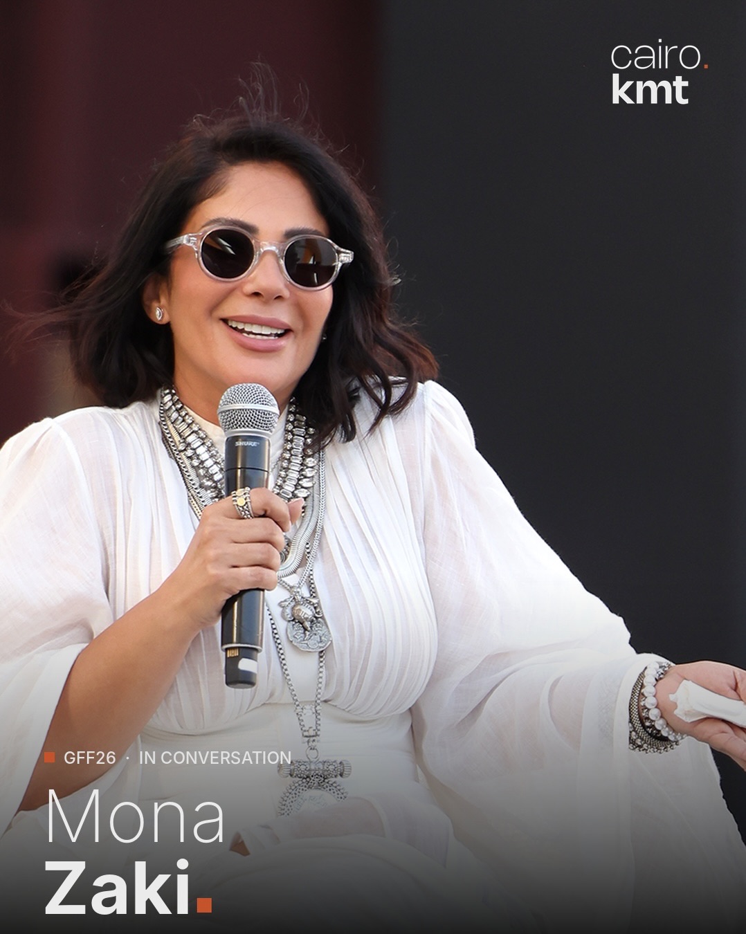 Festival guests in sunglasses in El Gouna